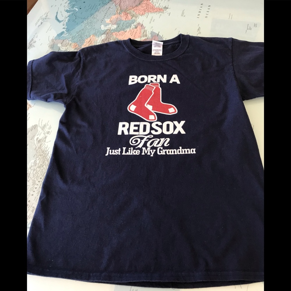 Boston Red Sox shirt. Youth Size L. Gildan tee.